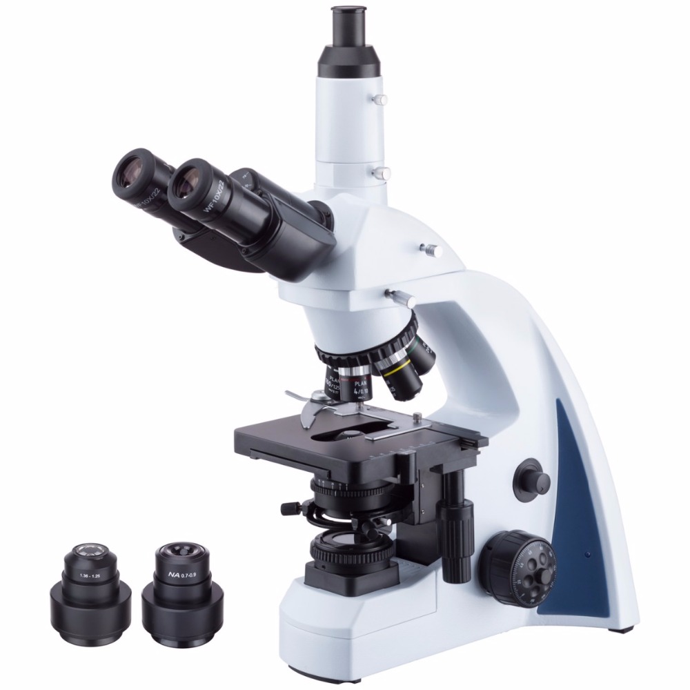 Amscope Microscope Compound 40X-1000X - AmScope Infinity-corrected Darkfield Trinoculaire samengestelde microscoop