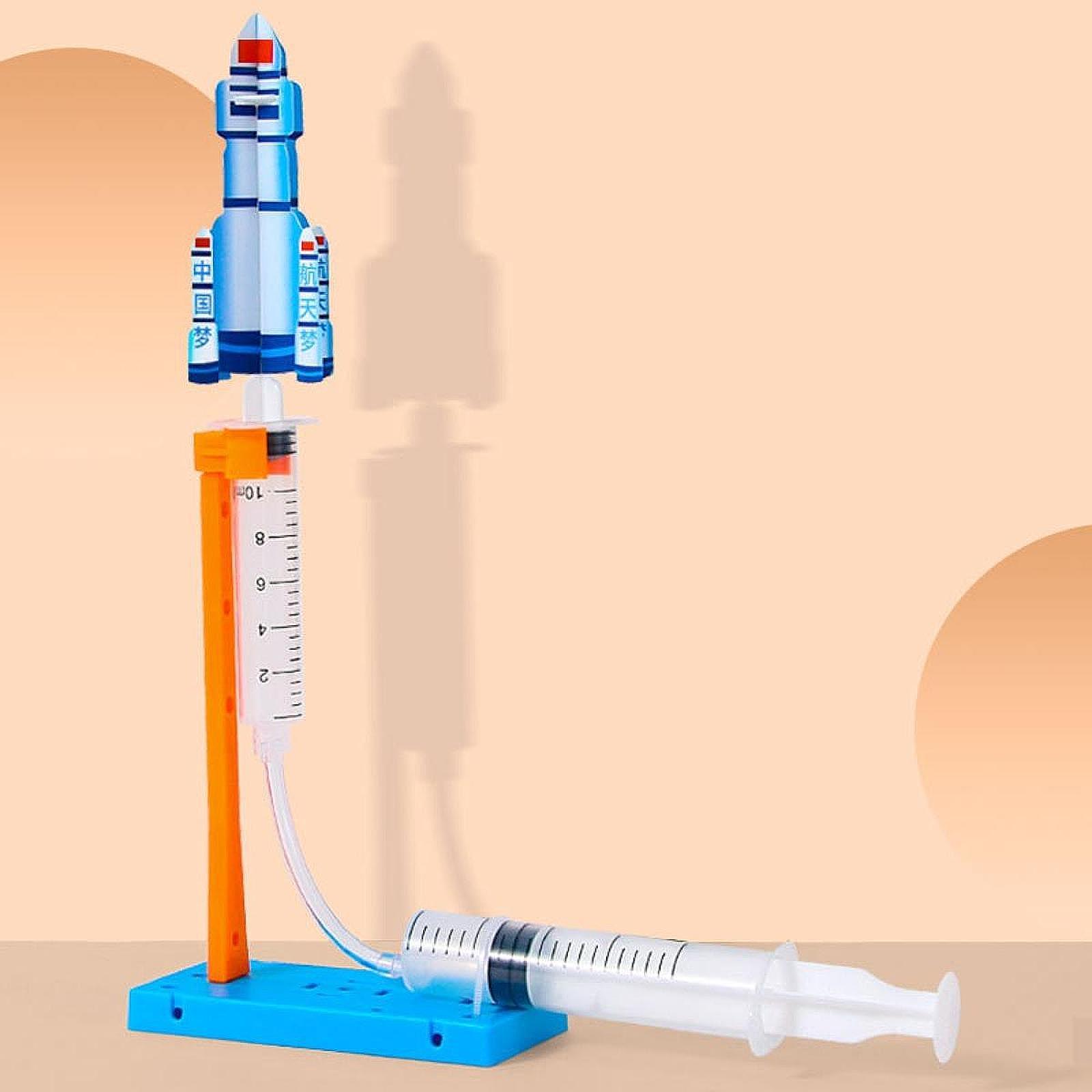Science Project Toys Making - DIY Raketmodel speelgoed maken 3D monteren