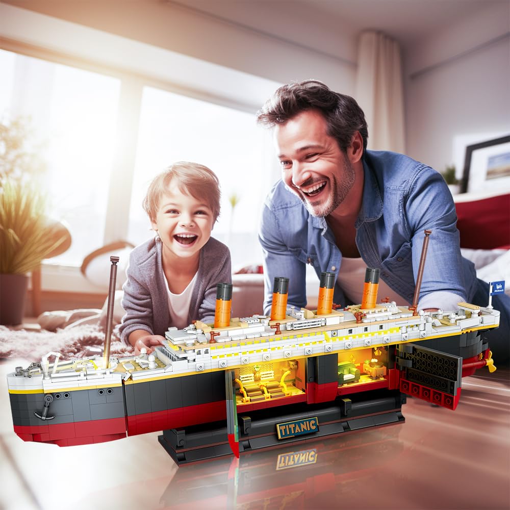 Titanic-bouwset met LED-2 in 1 - Science Olympiad recensie en prijs