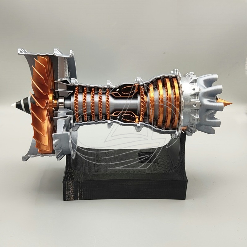 Miniatuur turbofanmotor model, - Science Hobby Kit recensie en prijs