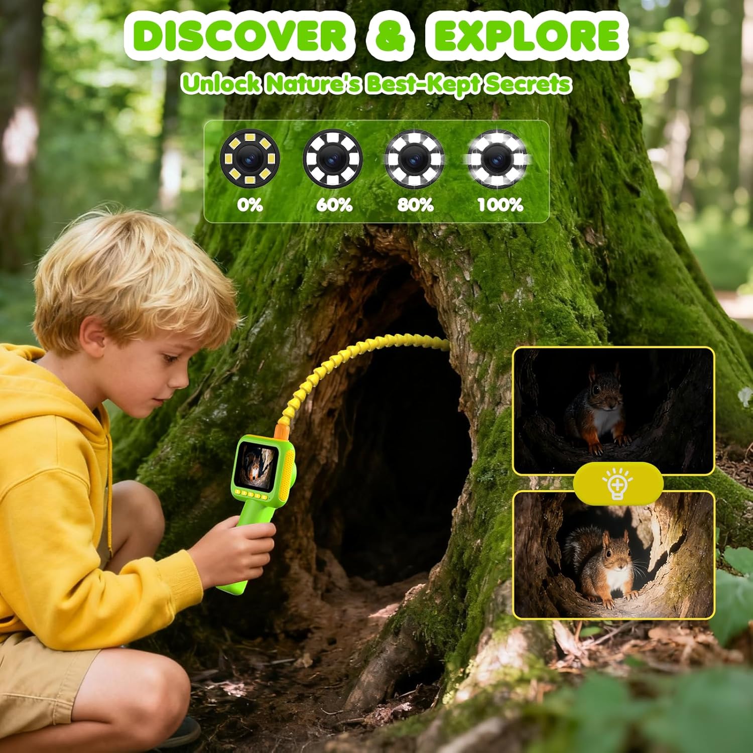 Endoscoop voor kinderen, bores - Science Nature recensie en prijs