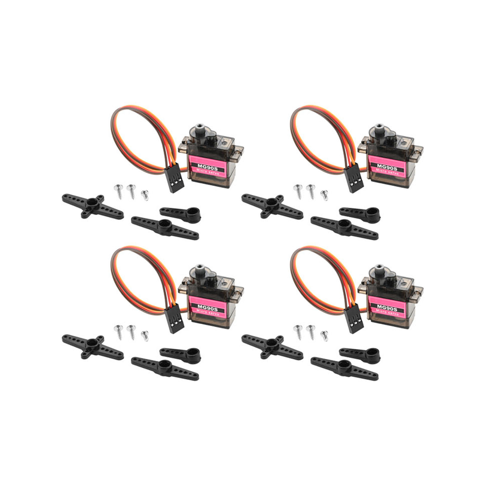 4 stuks Micro Servo Metal Gear - Robot Arm Motor recensie en prijs